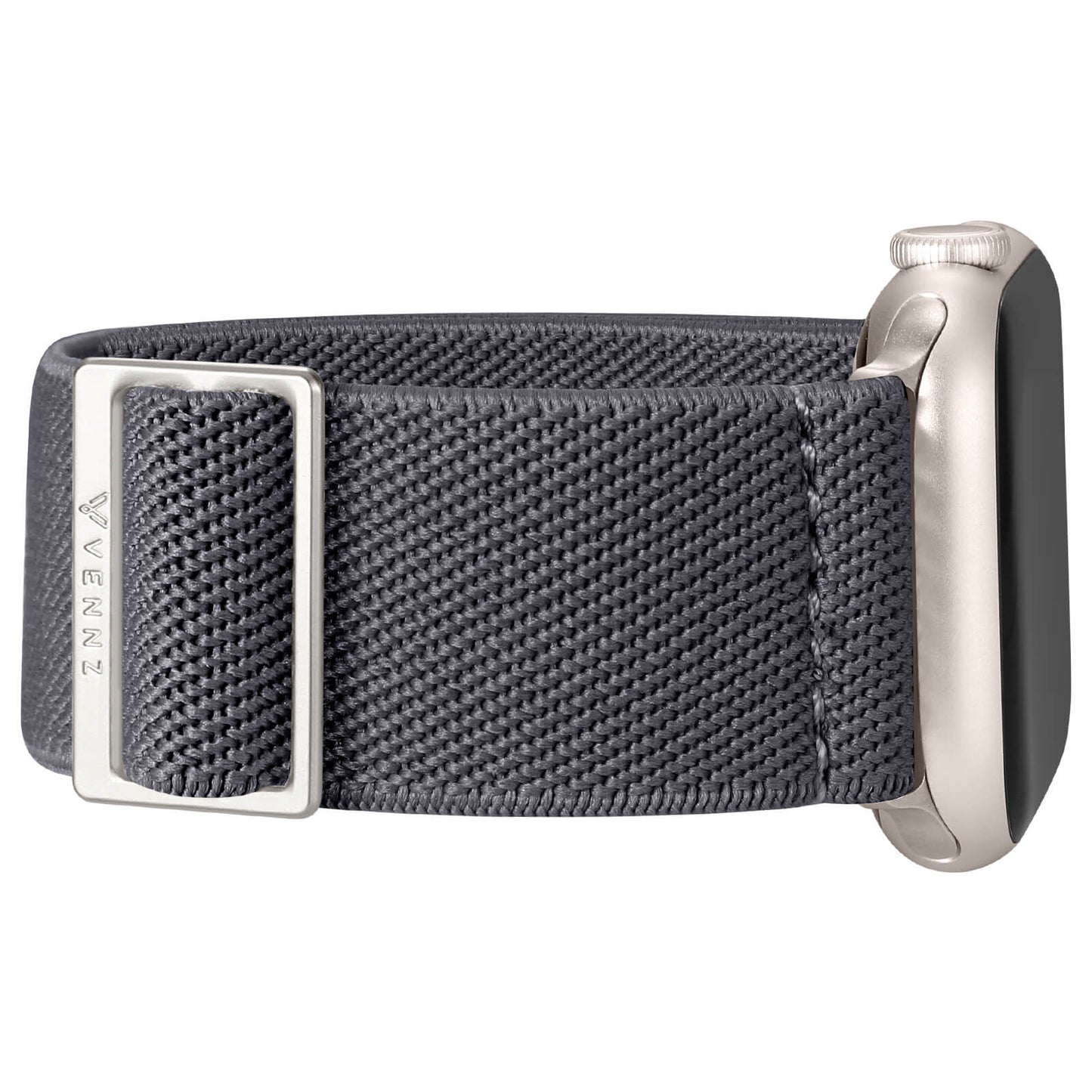 Grått apple watch band med stretch