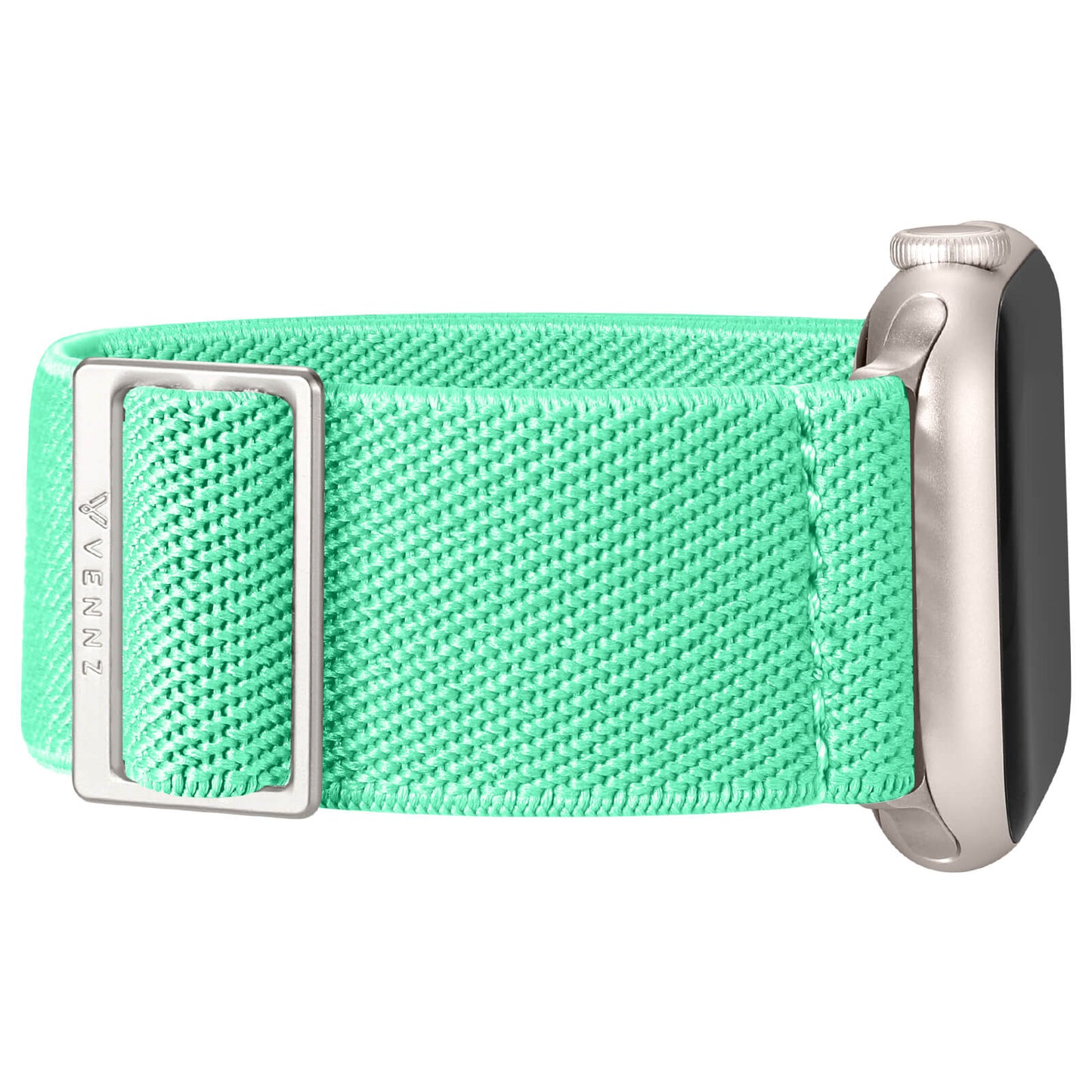 Mint färgat apple watch band med stretch