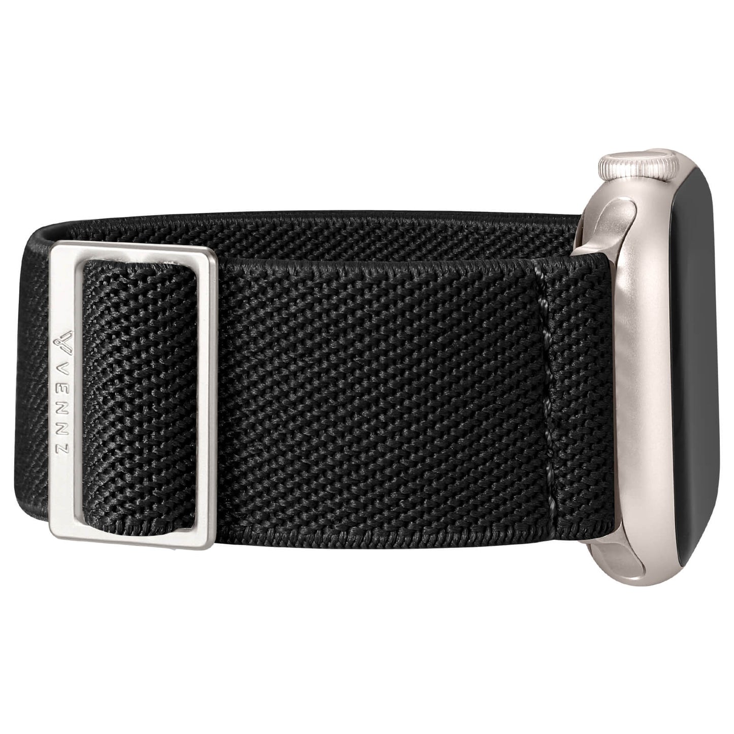 Svart apple watch band med stretch